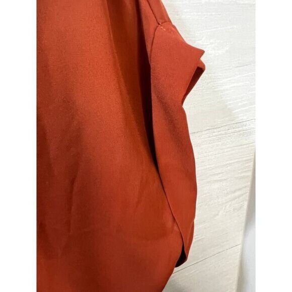 NWOT‎ Forever 21 Women Rust Top Blouse Medium - Picture 3 of 4